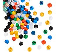 OLYCRAFT 140pcs Syringe Tip Caps Luer lock tip syringe, No Needle Tip Cap for Feeding Tubes, 7 Colors Syringe Tip Cap with Clear Container