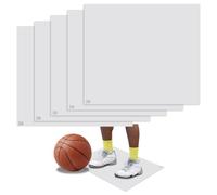 OLYCRAFT 150pcs Basketball Sticky Adhesive Mat 45x38.5cm Basketball Adhesive Floor Mats Sticky Pad Replacement Sheets Courtside Basketballs Court Accessory for Remove Dust Dirt from Shoe