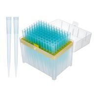 OLYCRAFT 1Ml Pipette Tips 1 Rack of 96 Tips Universal Filtering Racked Laboratory Pipette Tips Sterile Dnase/Rnase Free Autoclavable for Laboratory Home Most Research Grade Pipettors