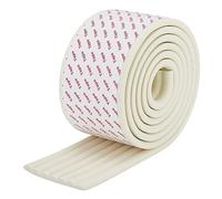 OLYCRAFT 2.1m Bunk Bed Ladder Pads 81mm Beige Self Adhesive Pad for Stairs | NBR Foam Build with Strong Adhesive Backing, Easy Peel Stick Installation, for Stair Steps Furniture Corners Refrigerator