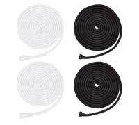 OLYCRAFT 2 Pack/10M Replacement Drawstring Cord 6mm Nylon Brazilian Jiu Jitsu Cord for Martial Arts Pants Sweatpants Hoodies Universal Durable Cords for Sports Wear Maintenance - 2 Colors