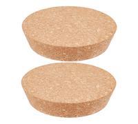 OLYCRAFT 2 Pcs Large Tapered Cork Stoppers 13-15cm Natural Soft Wood Plugs for Glass Jar Wine Bottle Lids - Kitchen Wedding Favor Canning - 3cm Thick