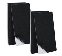 OLYCRAFT 20Pcs Marine Flooring Non Slip Pads for Boats 151x301mm Adhesive Traction Pads Anti-Skid Traction Grip Tape Black Anti-Slip Pre-Cut Tractions Grip Tape for Boat Deck Boat Trailer Steps