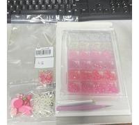 OLYCRAFT 24 Grids Flat Back Pearls and Rhinestones with 7Pcs Resin Cabochons Phone Case Charms Kit with Pick Pen Tweezers Flatback Rhinestones Decorating Kit for Phone Case Nail Art DIY Accessories