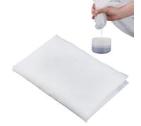 OLYCRAFT 2Pcs 120 Mesh Nylon Filter Mesh 156x114cm White Woven Net Nylon Fabric Filter Sheet Reusable Water Strain Meshs Fabric for Paint Home Brewing and Chemical Industry - 0.1mm Thick