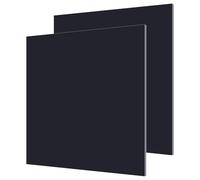 OLYCRAFT 2Pcs Black HDPE Plastic Sheet Board 6mm Thick High Density Polyethylene Sheets 30.5x30.5cm Hard Hdpe Polyethylene Sheet for Crafts Flat Panel DIY Materials for Home Decor Handcrafts