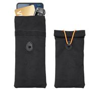 OLYCRAFT 2Pcs EMF Blocker Case for Cell Phone Protection 8.9x3.7 Inch Black Faraday Bag Security Pouch RFID Blocker Signal Blocking Pouchs Shielding Pouch Wallet Case for Car Key Phone Signal Blocking