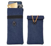 OLYCRAFT 2Pcs EMF Blocker Case for Cell Phone Protection 8.9x3.7 Inch Blue Faraday Bag Security Pouch RFID Blocker Signal Blocking Pouchs Shielding Pouch Wallet Case for Phone Car Key Signal Blocking
