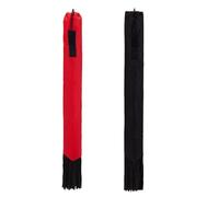 OLYCRAFT 2Pcs Horse Tail Bag with Fringe 70x7.3cm Waterproof Horse Tail Bags 4mm Thick Guard Tail Bag Stretchy Tail Bag for Equestrian Horses Accessory Keep Tail Clean -Black and Red