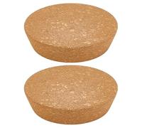 OLYCRAFT 2pcs Large Cork Stoppers 11~13cm Cork Bottle Stoppers Tapered Corks Plugs Corks Canning Jar Lids Wood Tapered Plugs Wooden Taper Stopper for Kitchen Wedding Favor Canning