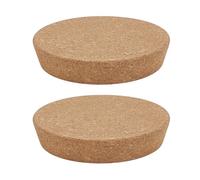 OLYCRAFT 2Pcs Large Cork Stoppers 12.2-13.5cm Cork Bottle Stoppers Tapered Corks Plugs Corks Canning Jar Lids Wood Tapered Plugs Wooden Taper Stopper for Kitchen Glass Bottles Mason Jars