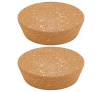 OLYCRAFT 2pcs Large Cork Stoppers 9~11cm Cork Bottle Stoppers Tapered Corks Plugs Corks Canning Jar Lids Wood Tapered Plugs Wooden Taper Stopper for Kitchen Wedding Favor Canning