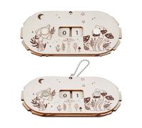 OLYCRAFT 2pcs Mushroom Crochet Stitch Counter Knitting Stitching Row Counters Wooden Knitting Counters Crocheting Counter Tool for Home Travel Sewing Stitching Sweater Craft Presents
