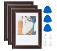 OLYCRAFT 3 Pack Diploma Frames 28.7x20cm Certificate Display Frame Degree Document Frame Wall Hanging Tabletop Frame for Document Frame Diploma Bachelors and Masters Degree