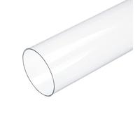 OLYCRAFT 305x80mm Acrylic Round Tube Clear Rigid Acrylic Pipe Clear Rounds Tube Hollow Round Bar Rod for DIY Crafts Lamps Aquarium Fish Tank Architectural Model Making