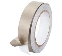 OLYCRAFT 30mm Wide 20m Faraday Cloth Tape Double Conductive RF Fabric Tape High Shielding Conductive Tape Sliver Fabric Adhesive Tape Roll for Signal Blocking EMI Shielding Wire Harness Wrap