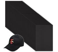 OLYCRAFT 30Pcs 2mm Black Embroidery Foam 15.4x23cm EVA Foam Sheets Embroidery Craft Foam Rectangle Foam Sheet Cosplay Foam for Hand Sewing Embroidery Machine Cosplay Costume DIY Projects