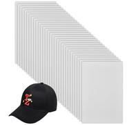 OLYCRAFT 30Pcs 2mm White Embroidery Foam 15.4x23cm EVA Foam Sheets Embroidery Craft Foam Rectangle Foam Sheet Cosplay Foam for Hand Sewing Embroidery Machine Cosplay Costume DIY Projects