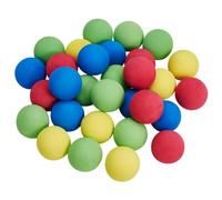 OLYCRAFT 30Pcs 4 Color Assorted Foam Tennis Balls 1.6 Inch Soft Foam Tennis Balls Soft Lightweight Ball High-Density Practice Ball Pet Chewable Sphere for Tennis and Pickleball Practice