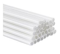 OLYCRAFT 30Pcs ABS Plastic Round Tubes 25cm Length White Plastic Model Tube Plastic Dowel Rods 2.5mm ID 4mm OD Round Hollow Tubing Rod for DIY Sand Table Architectural Model Making Decorations