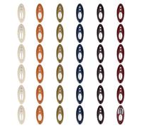 OLYCRAFT 36 Pack Scarf Safety Pins Hijab Safety Pins Oval Resin Hijab Pin Headscarf Decoration Pin Secure Hijabs Accessories for Women Muslim Scarf Bandana Shawl Saree Clothing