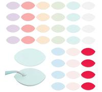 OLYCRAFT 36Pcs 9 Colors Practice Sponges for Beginners Lash Sponges for Practice Eye Shaped Practice Sponge Lash Map Sponge Eyelash Lash Extensions Supplies for Women Beginners Eyelash Makeup