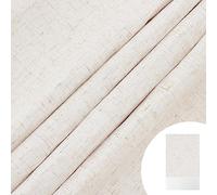 OLYCRAFT 39.4x16.5 Inch Beige Book Binding Cloth Bookcover Linen Fabric Surface with Paper Backed Book Cloth Close-Weave Book Cloth for Book Binding Scrapbooking Gift Box Making DIY Crafts