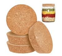OLYCRAFT 4 Pcs Large Cork Stoppers 85-100mm Tapered Cork Plugs for Kitchen Wedding Favor Canning