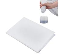 OLYCRAFT 400 Mesh Nylon Filter Mesh 127x100cm White Woven Net Reusable Fabric Filter Sheet Multi Purpose Water Strain Meshs for Paint Home Brewing and Chemical Industry - 0.1mm Thick