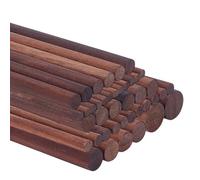 OLYCRAFT 40Pcs Walnut Wooden Dowel Rods 15cm Long Walnut Wood Round Rods 4/6/8/10/12/18mm Brown Wooden Dowel Sticks for Crafts Unfinished Wood Round Sticks for Crafts and Woodworking