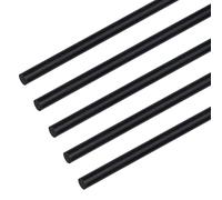 OLYCRAFT 5 Pack 8mm Carbon Fiber Rods 40cm Length Solid Round Bars High Strength Carbon Fiber Bars for RC Drone Quadcopter Arm Repair DIY Kite Making Model Aircraft Building
