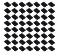 OLYCRAFT 50Pcs Black Replaced Foam Filters Cat Sponge Water Filter Pet Fountain Replacement Sponges Filters Cat Drink Watering Filter Pre-Filter Sponge for Pet Drinking Fountain 1.5x1.1x0.4 Inch