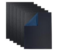 OLYCRAFT 6Pcs ABS Plastic Sheet 40x15.8x11.8 Inch Black Matte Textured Finish Sheet 1.5mm Thick Big Black Plastic Sheets Thermoform Board ABS Frosted Board for DIY Modelling Art Projects Decor