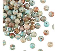 OLYCRAFT About 90-96pcs 8mm Natural Imperial Jasper Beads Dyed Regalite Jasper Bead Strands Round Loose Gemstone Beads Energy Stone for Bracelet Necklace Jewelry Making
