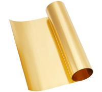 OLYCRAFT Brass Sheet Roll 1000x300x0.1mm - Thin Metal Foil Strip for DIY Cutting, Crafts, Home Decoration, Roof Flashing