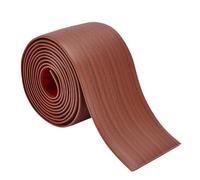 OLYCRAFT Brown Floor Transition Strip 2m x 75mm Self-Adhesive PVC Trims Laminate Strip Flat Divider Carpet Threshold Transition Floor Gap Cover Strips for Joining Floor Tile Gap