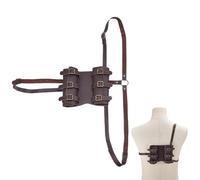 OLYCRAFT Coffee Sword Back Holder Double Sword Back Holster Medieval Swords Sheath Strap Holder Polyester Role-Playing Cosplay Accessories for Hero Anime Costume Medieval Renaissance Warrior