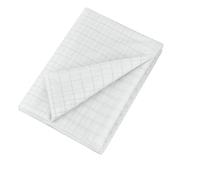 OLYCRAFT Fusible Interfacing with 2.5x2.5cm Grid 1.2x3.7m Lightweight Fusible Interfacing White Non-Woven Interfacings Fabric Iron On Interfacings for Sewing Quilting Handicraft Decor Craft