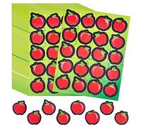 OLYCRAFT Red Apples Shape Stickers, 800pcs (40 Sheets), 28x27mm, Paper Material, Traditional Style, Indoor Use, Perfect for Rewards, Decorations & More
