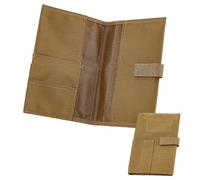 OLYCRAFT Tactical Book Covers for 14x20cm Books Olive Book Protective Holder Journal Notebook Cover Tactical Field Notebook Cover for Out-Work Travels Office Protecting Notesbook-15x22cm