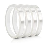 olyee 4 Rolls 108ft Heat Tapes for Sublimation, 10mm x 33m High Temperature Heat Resistant Tape, Transfer Heat Press Tape for Electronics Printing DIY Crafts on T-Shirt Fabrics, No Residue