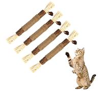 olyee Silvervine Chew Sticks,Kitten Toys Natural Cat Teeth Nip Cleaning Teeth Chew Catnip Toys for Indoor Cat Cleaning Kitten Stress Release