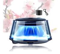 OLYGEE 2025 Cloud Mist Car Diffuser, Smart Car Air Freshener, Auto On/Off, Adjustable Intensityf, 6 Ambient Light Long-Lasting Fragrance for Room Home Office Bedroom (cherry Blossom)