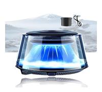 OLYGEE 2025 Cloud Mist Car Diffuser, Smart Car Air Freshener, Auto On/Off, Adjustable Intensityf, 6 Ambient Light Long-Lasting Fragrance for Room Home Office Bedroom (Snowy Forest)