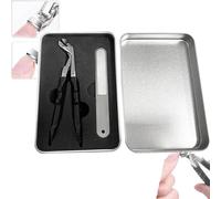 Olygee Clip Master Pro Nail Clippers, Wide Jaw Opening Fingernail & Toenail Clippers for Seniors, Thick Nails (with Box)