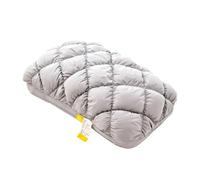 OLYGEE Cooling Marshmallow Soft Pillow for Adults, Quilted Cool Touch Bed Pillow, Fluffy Cloud Sleep Cushion for Side & Back Sleepers Bedroom (Gray,High pillow)