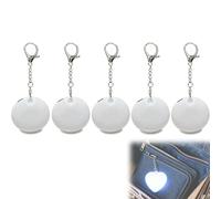 OLYGEE Love Wallet Tote Bag Light, Touch Activated Purse Light with Auto Sensor LED, Rechargeable Mini Handbag Lamp for Women (Round,5pcs)