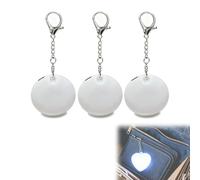 OLYGEE Love Wallet Tote Bag Light, Touch Activated Purse Light with Auto Sensor LED, Rechargeable Mini Handbag Lamp for Women (Round,3pcs)