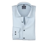 OLYMP 124614 Men's Long-Sleeved Shirt, Plain, 470 Modern Fit 26, New Kent, Bleu 11., 17