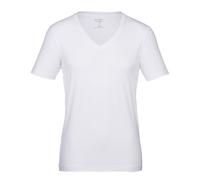 Olymp T-shirt Deep V-Neck Stretch White size S